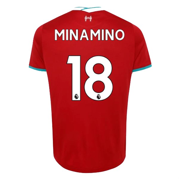 Camiseta Liverpool NO.18 Minamino 1ª 2020 2021 Rojo